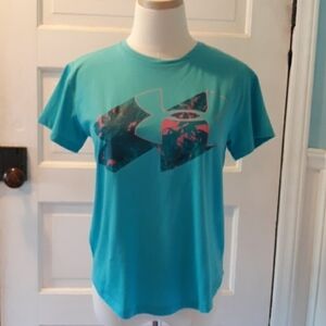 Under Armour YXL blue short sleeve